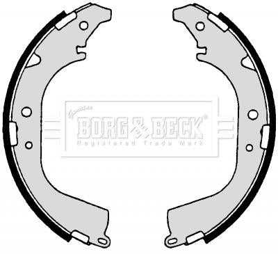 Borg & Beck, Borg & Beck Brake Shoes  - BBS6182 fits Toyota Hi-Lux 97-01