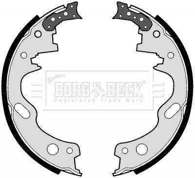 Borg & Beck, Borg & Beck Brake Shoes  - BBS6186 fits Nissan to 31/8/99