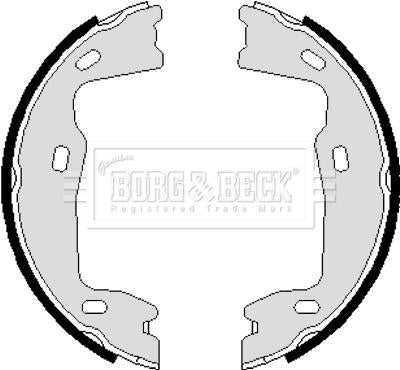 Borg & Beck, Borg & Beck Brake Shoes  - BBS6238 fits Vauxhall R90 approved