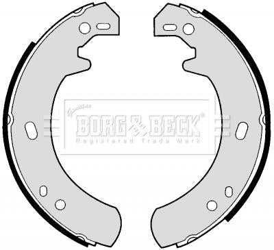 Borg & Beck, Borg & Beck Brake Shoes  - BBS6253 fits Land Rover R90 approved