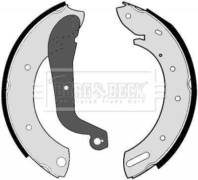 Borg & Beck, Borg & Beck Brake Shoes  - BBS6261 fits Nissan R90 approved