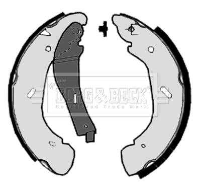 Borg & Beck, Borg & Beck Brake Shoes  - BBS6313 fits Ford Transit RWD 2000-