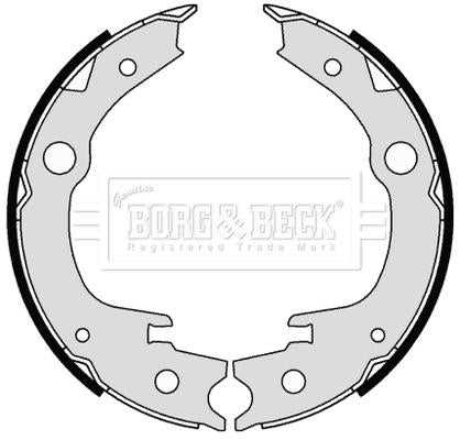 Borg & Beck, Borg & Beck Brake Shoes  - BBS6342 fits Toyota Avensis 03-