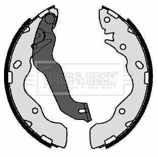 Borg & Beck, Borg & Beck Brake Shoes  - BBS6348 fits Hyundai Matrix 01-