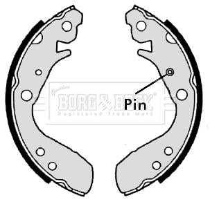 Borg & Beck, Borg & Beck Brake Shoes  - BBS6353 fits Honda Jazz 02-