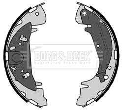 Borg & Beck, Borg & Beck Brake Shoes  - BBS6375 fits Hyundai Santa Fe -ABS 01-06