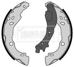 Borg & Beck, Borg & Beck Brake Shoes  - BBS6376 fits Citroen C2,C3 02/02 - 12/09