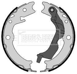 Borg & Beck, Borg & Beck Brake Shoes  - BBS6404 fits Chevrolet Lacetti 02/04-