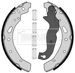 Borg & Beck, Borg & Beck Brake Shoes  - BBS6407 fits Mazda 2 09/07-