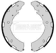 Borg & Beck, Borg & Beck Brake Shoes  - BBS6435 fits Mitsubishi L200 05/06-