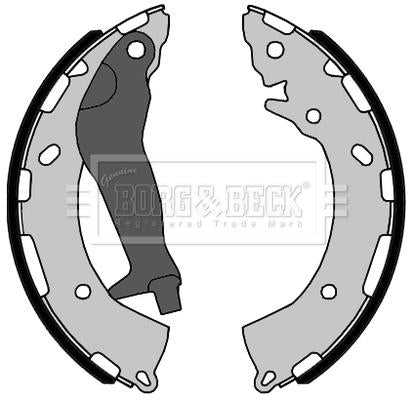 Borg & Beck, Borg & Beck Brake Shoes  - BBS6442 fits Hyundai i20 02/09-