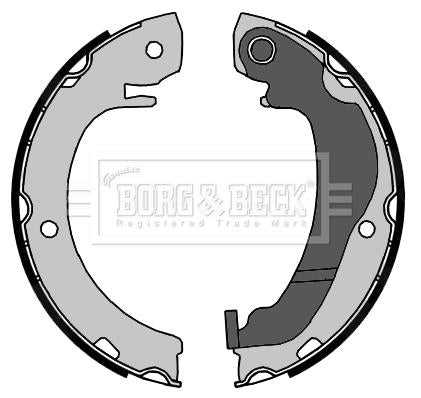 Borg & Beck, Borg & Beck Brake Shoes  - BBS6443 fits Toyota Corolla Verso 04-09