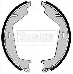 Borg & Beck, Borg & Beck Brake Shoes  - BBS6471 fits Volvo XC90 10/02-11/07