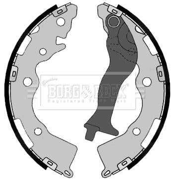 Borg & Beck, Borg & Beck Brake Shoes  - BBS6479 fits Hyun.Accent,Kia Rio -ABS 9/05-