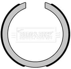Borg & Beck, Borg & Beck Brake Shoes  - BBS6486 fits Ssangyong Musso 96-