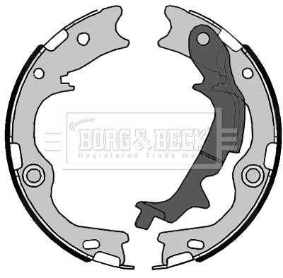 Borg & Beck, Borg & Beck Brake Shoes  - BBS6488 fits Hyundai ix35 4wd,Sportage 10-