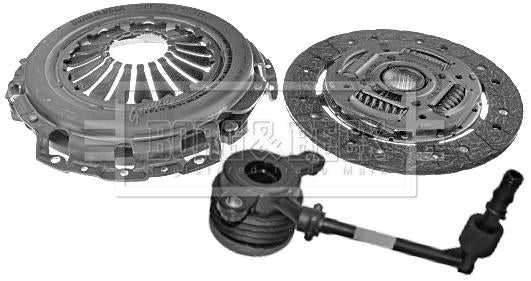 Borg & Beck, Borg & Beck Clutch 3In1 Csc Kit  - HKT1382 fits Renault Clio III 1.6i 2005-